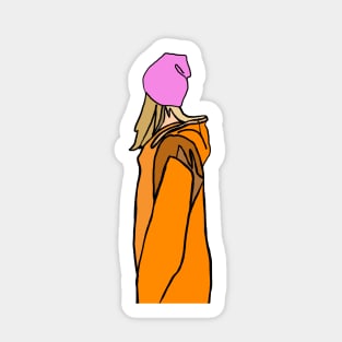 Pink Hat Sticker